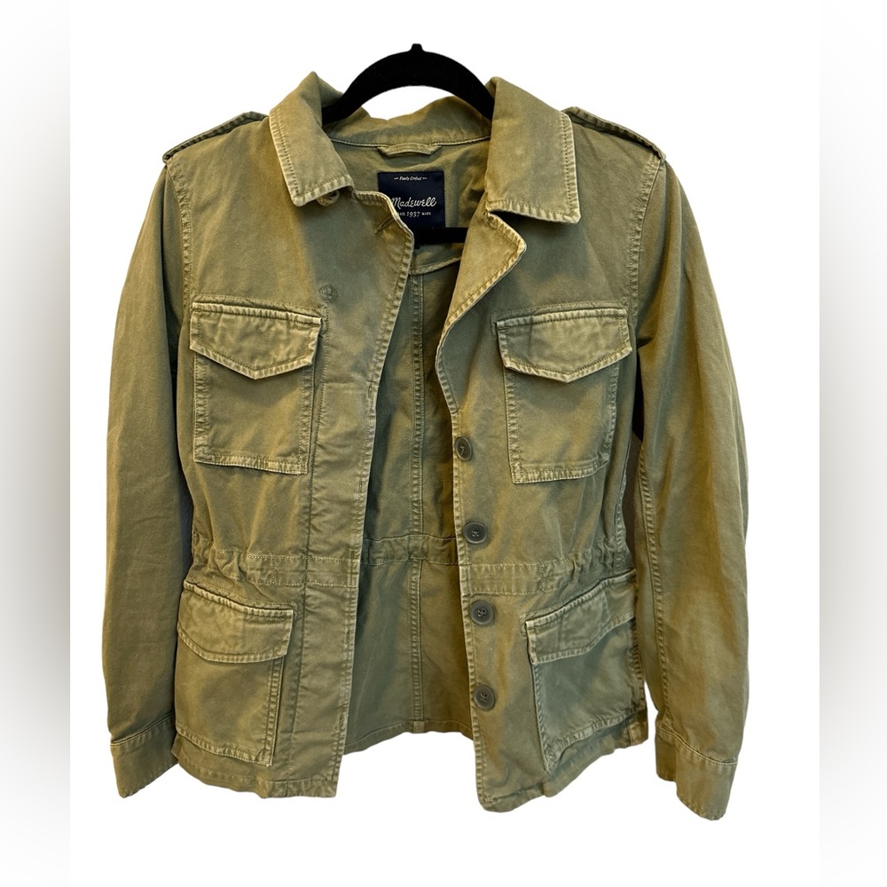 Madewell Women's Outbound Utility Jacket Size XS Parka Olive Military Green